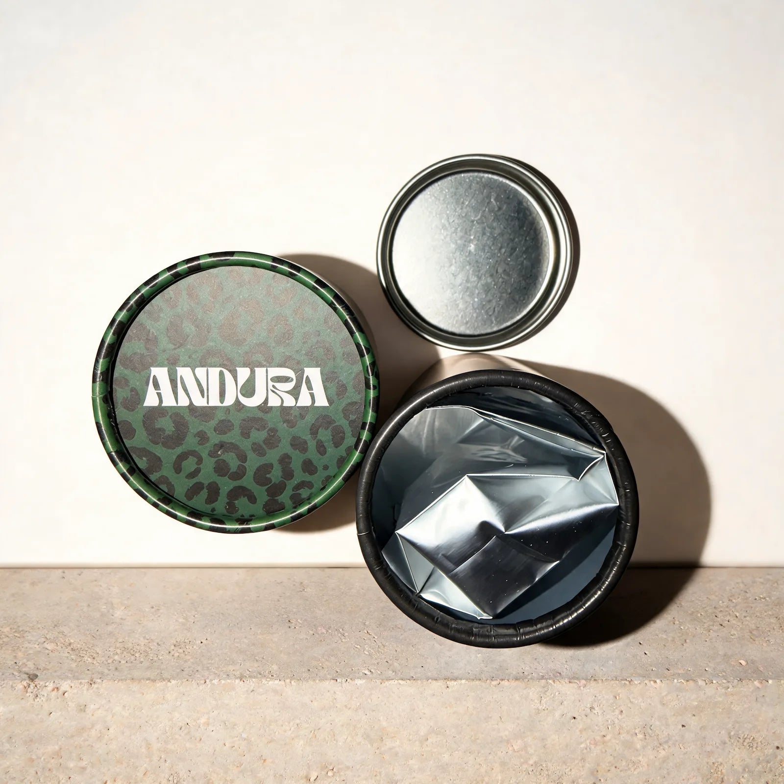 ANDURA Fanjing Reserve Matcha Verpackung Flatlay geöffnet