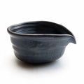 ANDURA Onyx Bowl Matcha Schale Porzellan Matt Schwarz Frontalansicht