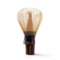 ANDURA Zhen Whisk Matcha Chasen Frontalansicht Dark Bamboo
