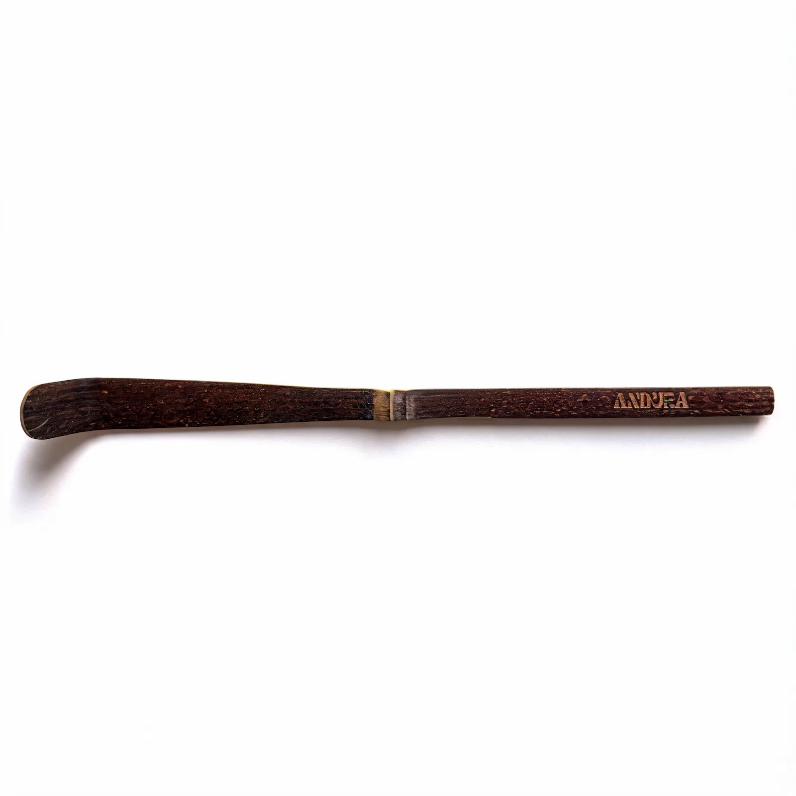 ANDURA Dark Spoon Matcha Löffel Bambus Frontalansicht