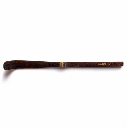 ANDURA Dark Spoon Matcha Löffel Bambus Frontalansicht
