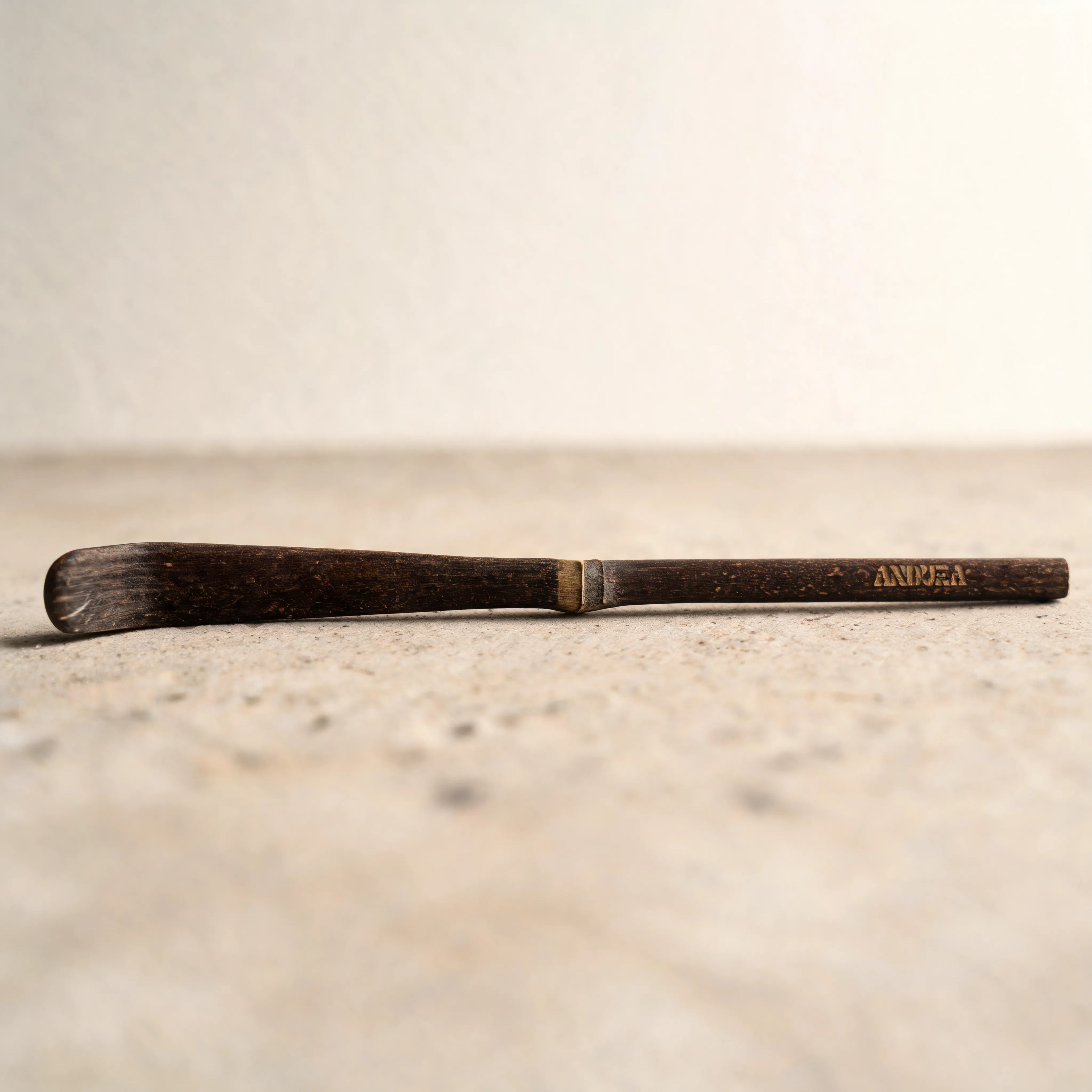 ANDURA Dark Spoon Nahaufnahme Bambus Detailaufnahme