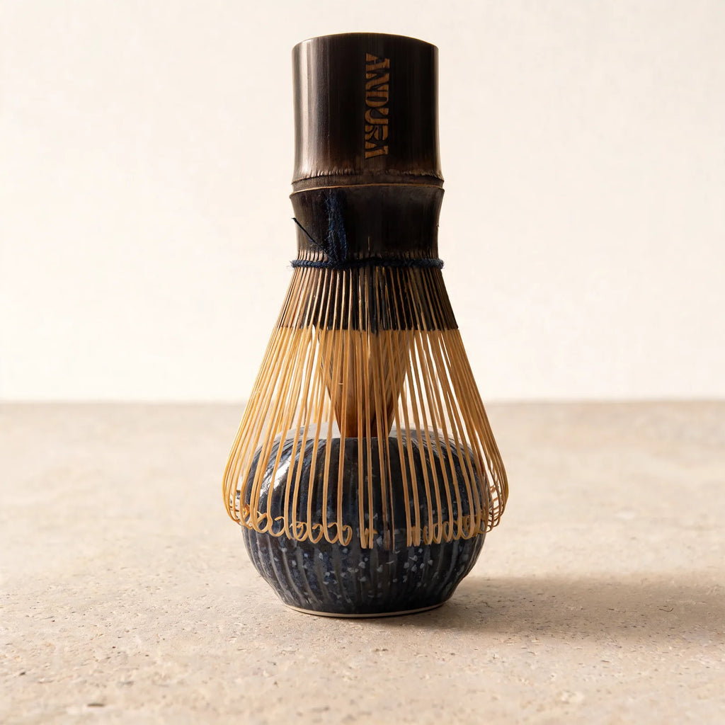 ANDURA Whisk Holder mit Zhen Whisk Bambus Chasen