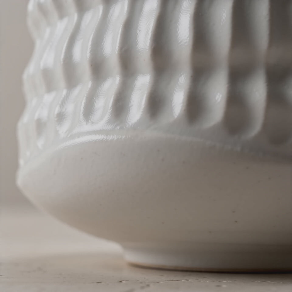 ANDURA Weave Bowl Produktvideo Porzellan Weiß