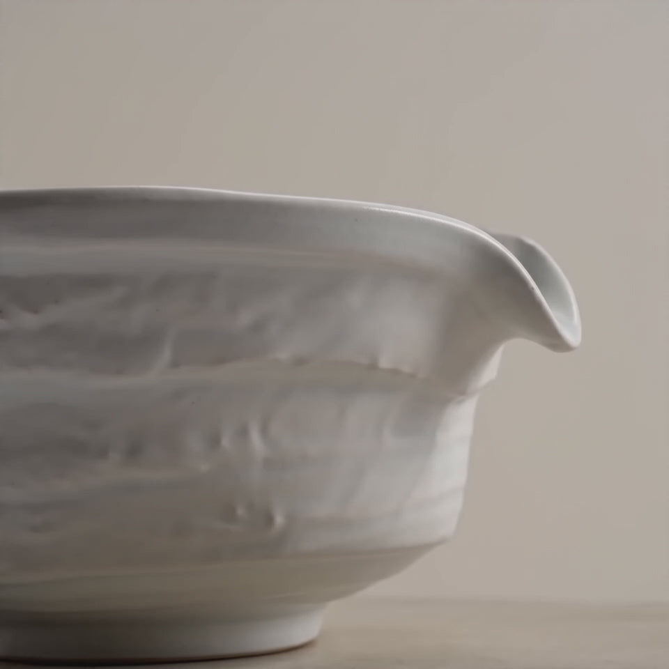 ANDURA Bone Bowl Produktvideo Porzellan Matt Weiß